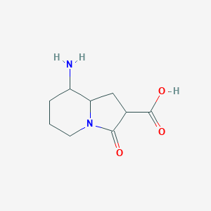 8-Amino-3-oxooctahydroindolizine-2-carboxylic acid