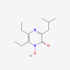 5,6-Diethyl-1-hydroxy-3-isobutylpyrazin-2(1H)-one