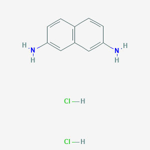 molecular formula C10H12Cl2N2 B13107692 Naphthalene-2,7-diaminedihydrochloride 