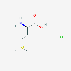 molecular formula C6H14ClNO2S B13107700 (R)-(3-amino-3-carboxypropyl)dimethylsulfoniumchloride 