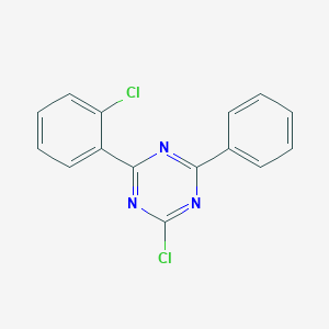 2-Chloro-4-(2-chlorophenyl)-6-phenyl-1,3,5-triazine