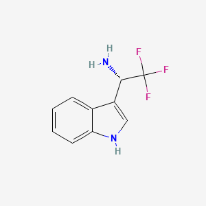 (S)-2,2,2-Trifluoro-1-(1H-indol-3-yl)ethanamine