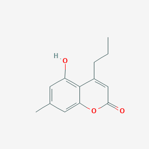 molecular formula C13H14O3 B1310784 5-hydroxy-7-methyl-4-propyl-2H-chromen-2-one CAS No. 66346-53-0