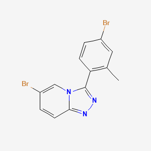 6-Bromo-3-(4-bromo-2-methylphenyl)-[1,2,4]triazolo[4,3-a]pyridine