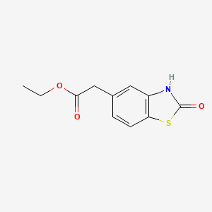 Ethyl 2-(2-oxo-2,3-dihydrobenzo[d]thiazol-5-yl)acetate