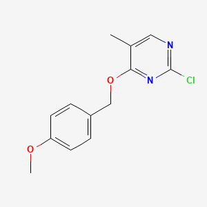 2-Chloro-4-((4-methoxybenzyl)oxy)-5-methylpyrimidine