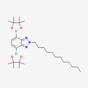 2-Dodecyl-4,7-bis(4,4,5,5-tetramethyl-1,3,2-dioxaborolan-2-yl)-2H-benzo[d][1,2,3]triazole