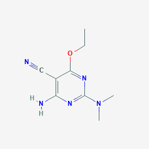 4-Amino-2-(dimethylamino)-6-ethoxypyrimidine-5-carbonitrile