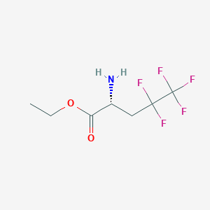 Ethyl (R)-2-amino-4,4,5,5,5-pentafluoropentanoate