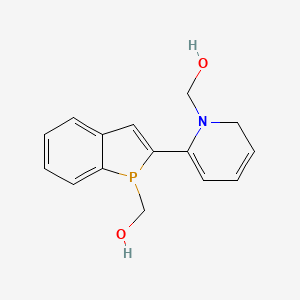 (2-(1-(Hydroxymethyl)-1,6-dihydropyridin-2-yl)-1H-phosphindol-1-yl)methanol