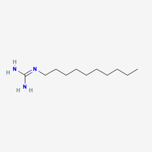 molecular formula C11H25N3 B13107908 1-Decylguanidine 