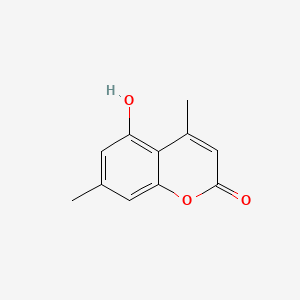 molecular formula C11H10O3 B1310791 5-hydroxy-4,7-dimethyl-2H-chromen-2-one CAS No. 6335-27-9