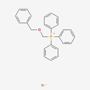 molecular formula C26H24BrOP B13107913 ((Benzyloxy)methyl)triphenylphosphoniumbromide 