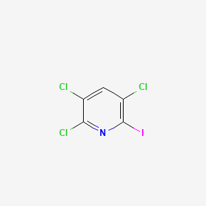 molecular formula C5HCl3IN B13107919 2,3,5-Trichloro-6-iodopyridine 