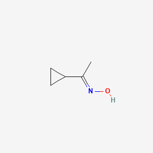 molecular formula C5H9NO B1310792 乙酮，1-环丙基-，肟 CAS No. 51761-72-9