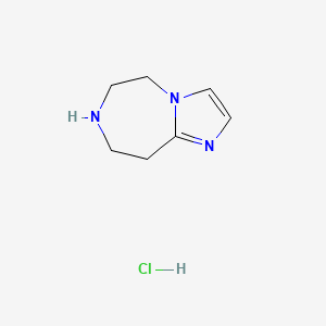 6,7,8,9-Tetrahydro-5H-imidazo[1,2-d][1,4]diazepine hydrochloride