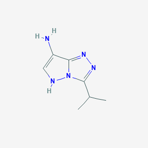 3-Isopropyl-1H-pyrazolo[5,1-c][1,2,4]triazol-7-amine