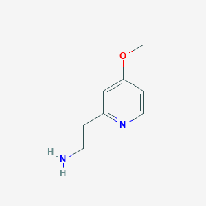 molecular formula C8H12N2O B13108007 2-(4-Methoxypyridin-2-YL)ethanamine CAS No. 1060805-38-0