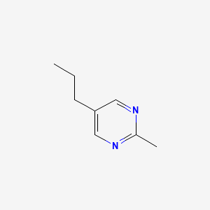 molecular formula C8H12N2 B13108008 2-Methyl-5-propylpyrimidine 