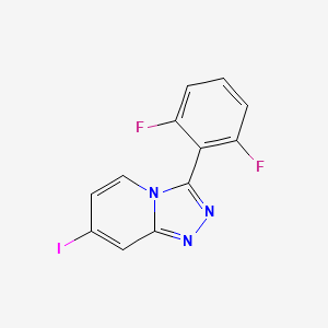 3-(2,6-Difluorophenyl)-7-iodo-[1,2,4]triazolo[4,3-a]pyridine