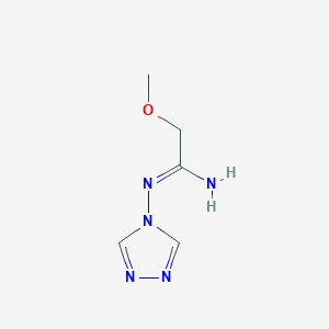 2-Methoxy-N-(4H-1,2,4-triazol-4-yl)acetimidamide