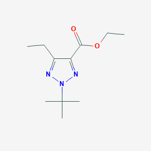 Ethyl 2-(tert-butyl)-5-ethyl-2H-1,2,3-triazole-4-carboxylate