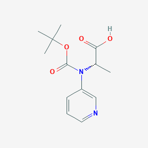 (S)-2-((tert-butoxycarbonyl)(pyridin-3-yl)amino)propanoic acid