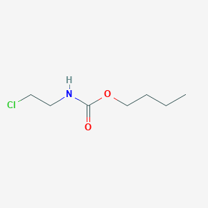 molecular formula C7H14ClNO2 B13108159 Butyl (2-chloroethyl)carbamate 