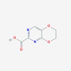 [1,4]Dioxino[2,3-d]pyrimidine-2-carboxylic acid, 6,7-dihydro-