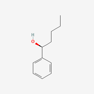molecular formula C11H16O B1310820 Benzenemethanol, alpha-butyl-, (alphas)- CAS No. 33652-83-4