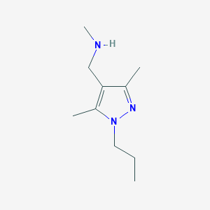 1-(3,5-Dimethyl-1-propyl-1H-pyrazol-4-yl)-N-methylmethanamine