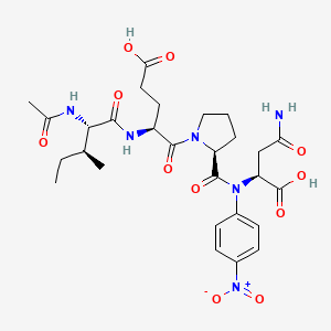 L-alpha-asparagine,N-acetyl-L-isoleucyl-L-alpha-glutamyl-L-prolyl-N-(4-nitrophenyl)-