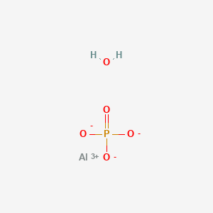 molecular formula AlH2O5P B13108307 Aluminiumphosphatehydrate CAS No. 66905-65-5