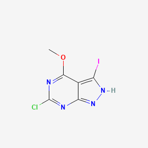 6-chloro-3-iodo-4-methoxy-1H-pyrazolo[3,4-d]pyrimidine