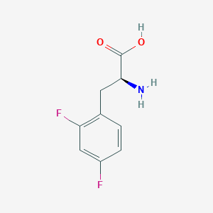 molecular formula C9H9F2NO2 B1310833 2,4-Difluoro-L-Phenylalanine CAS No. 31105-93-8