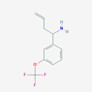 1-(3-(Trifluoromethoxy)phenyl)but-3-en-1-amine