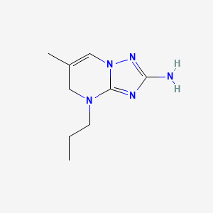 6-Methyl-4-propyl-4,5-dihydro[1,2,4]triazolo[1,5-a]pyrimidin-2-amine