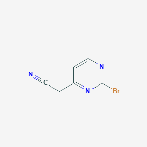 2-(2-Bromopyrimidin-4-yl)acetonitrile