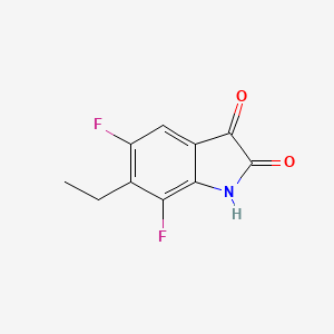 6-Ethyl-5,7-difluoroindoline-2,3-dione