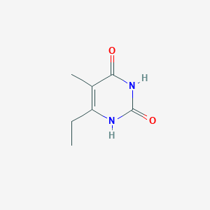 molecular formula C7H10N2O2 B13108388 6-Ethyl-5-methyl-2,4(1H,3H)-pyrimidinedione 