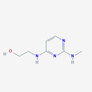 2-((2-(Methylamino)pyrimidin-4-yl)amino)ethanol