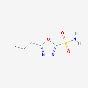 5-Propyl-1,3,4-oxadiazole-2-sulfonamide