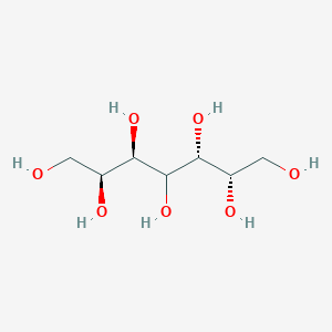 molecular formula C7H16O7 B13108464 (2S,3R,5R,6S)-Heptane-1,2,3,4,5,6,7-heptaol 