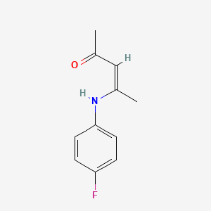 (Z)-4-((4-Fluorophenyl)amino)pent-3-en-2-one