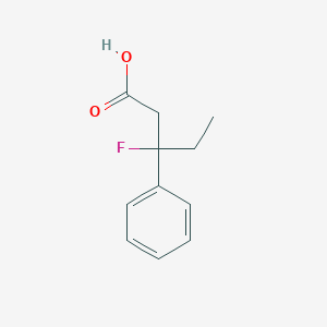 3-Fluoro-3-phenylpentanoicacid