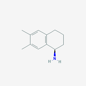 (1R)-6,7-dimethyl-1,2,3,4-tetrahydronaphthalen-1-amine