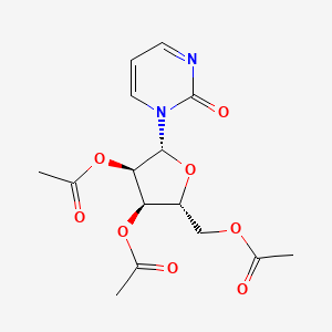 [(2R,3R,4R,5R)-3,4-diacetyloxy-5-(2-oxopyrimidin-1-yl)oxolan-2-yl]methyl acetate