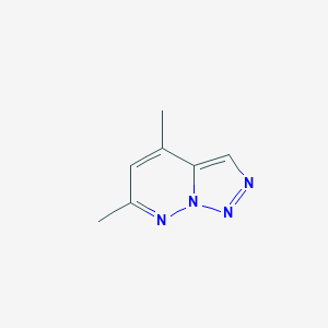 molecular formula C7H8N4 B13108594 4,6-Dimethyltriazolo[1,5-b]pyridazine 