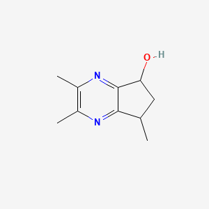 2,3,7-Trimethyl-6,7-dihydro-5H-cyclopenta[B]pyrazin-5-OL