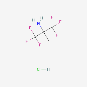 1,1,1,3,3,3-Hexafluoro-2-methylpropan-2-aminehydrochloride